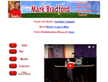 Tablet Screenshot of mark-bradford.com